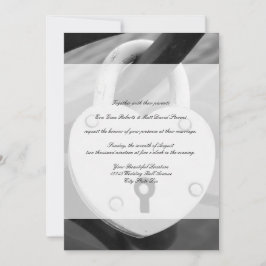 Invitaciones de boda románticas para el amor al co