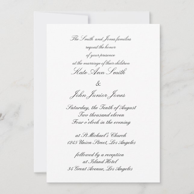 Invitaciones de boda rúdicas (Anverso)