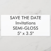 INVITACIONES DE BODA SEMI BRILLANTE 110lb 9,25" x