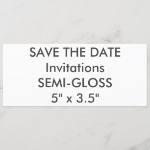 INVITACIONES DE BODA SEMI BRILLANTE 110lb 9.25" x