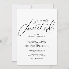 Invitaciones de boda simples elegantes y sofistica