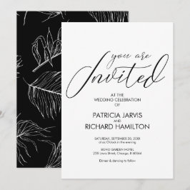 Invitaciones de boda simples elegantes y sofistica