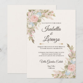 Invitaciones de Boda Suite de Romance de Jardín Fr