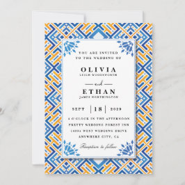 Invitaciones de boda tradicionales de Ndebele
