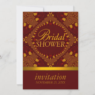 Invitaciones de boda tribales de Earth Batik