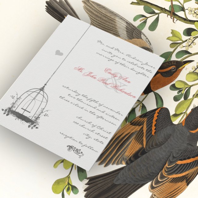 Invitaciones de bodas a los acentos rosados de la  (Subido por el creador)