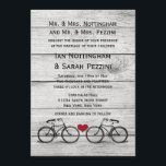 Invitaciones de bodas de bicicletas antiguas<br><div class="desc">Invitaciones a la Boda en Bicicleta Vintage.</div>