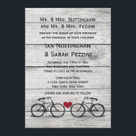 Invitaciones de bodas de bicicletas antiguas<br><div class="desc">Invitaciones a la Boda en Bicicleta Vintage.</div>