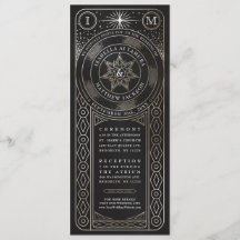 Invitaciones de Bodas de la Unión Celestial (Alto)