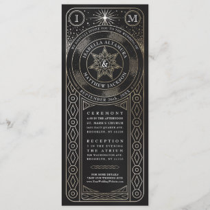 Invitaciones de Bodas de la Unión Celestial (Alto)