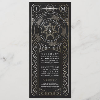 Invitaciones de Bodas de la Unión Celestial (Alto)