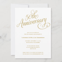 INVITACIONES DE BODAS DE ORO 50