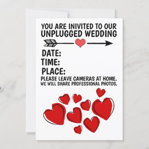 INVITACIONES DE BODAS DESCONECTADAS (NO SE PERMITE