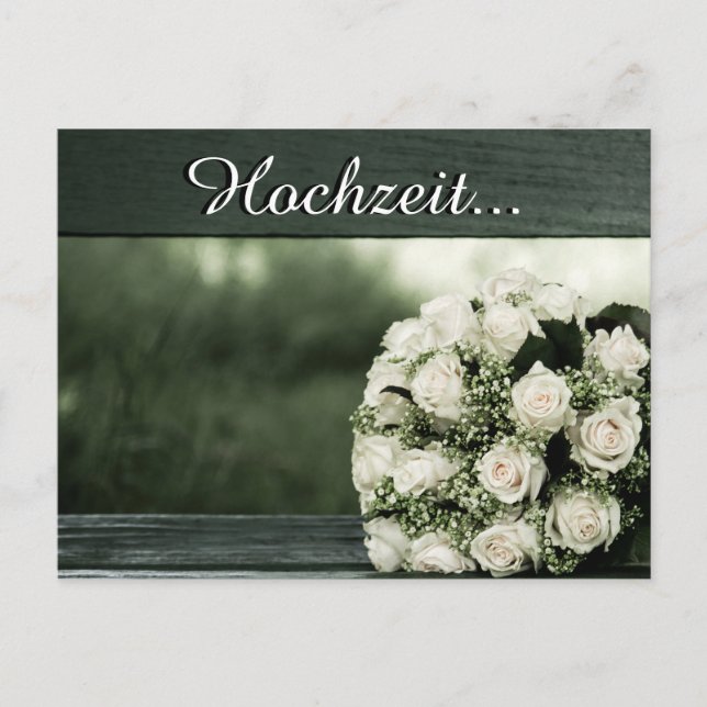 Invitaciones de bodas elegantes (Anverso)