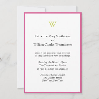 Invitaciones de bodas elegantes