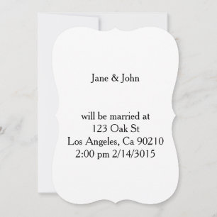 invitaciones de bodas negras de color rosa calient