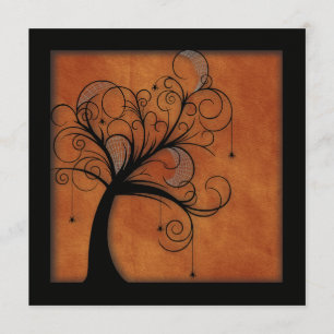 Invitaciones de bodas por el bosque de Haunted 4