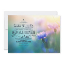 invitaciones de bodas románticas y lindas flores s