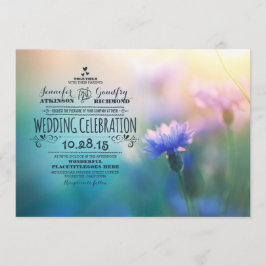 invitaciones de bodas románticas y lindas flores s