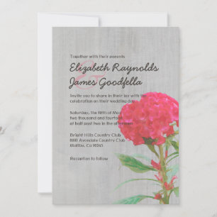 Invitaciones de bodas vintage de Cockscomb