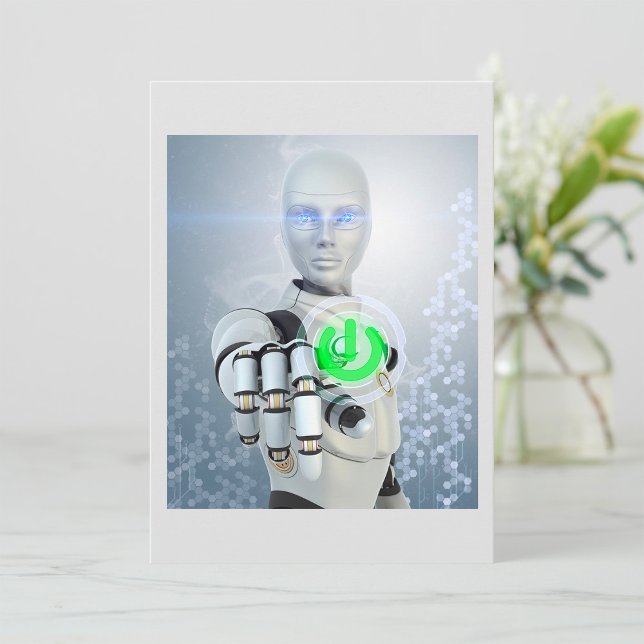 Invitaciones de botón de encendido de pulsación de (Subido por el creador)