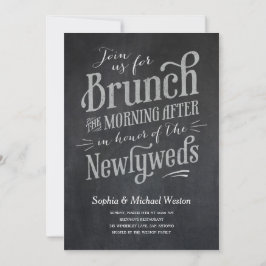Invitaciones de brunch de Bodas postales