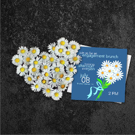 Invitaciones de Brunch de compromiso {Azul}