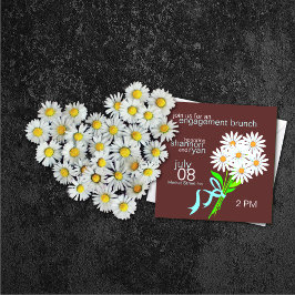 Invitaciones de Brunch de compromiso {Brown}