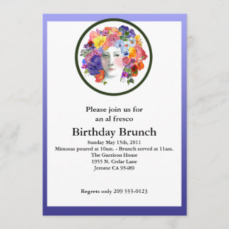 Invitaciones de brunch/Fiesta de primavera