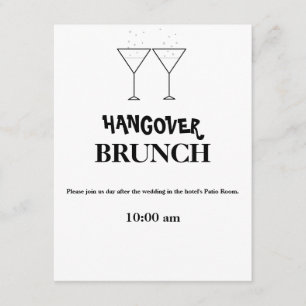 Invitaciones de "Brunch por Resaca"
