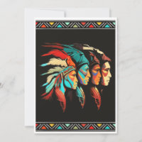 Invitaciones de Caballo Nativo Americano