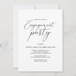 Invitaciones de Caligrafía Moderna para Fiesta de 