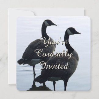 Invitaciones de Canadá Personalizadas RSVP de gans