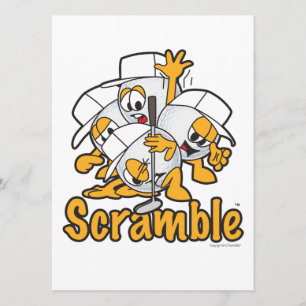 Invitaciones de canto de golf