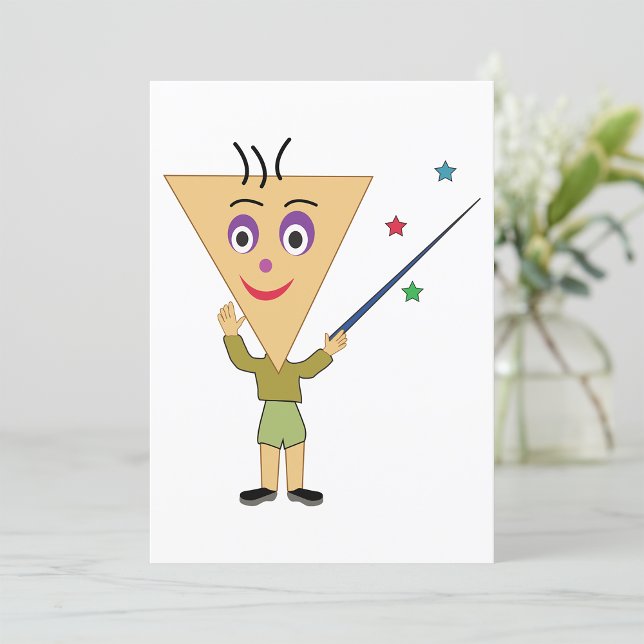 Invitaciones de caracteres de cabeza triangular (Subido por el creador)