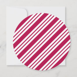 Invitaciones de Caramelo de Menta para Navidad