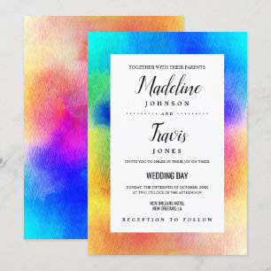 Invitaciones de casamiento con hippie hippie hippi