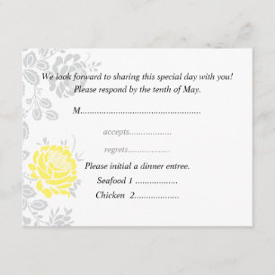 Invitaciones de casamiento con tarjeta de respuest
