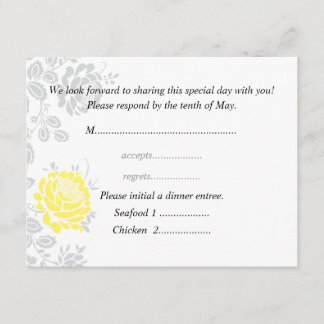 Invitaciones de casamiento con tarjeta de respuest