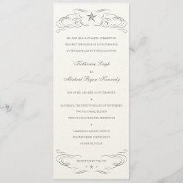 Invitaciones de casamiento con una estrella en pap