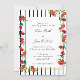 Invitaciones de casamiento de color de agua de gra