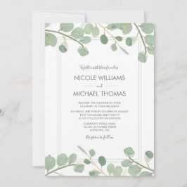 Invitaciones de casamiento de Eucalyptus