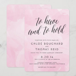 Invitaciones de casamiento de guiones de color de