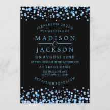 Invitaciones de casamiento de puntos de confeti de