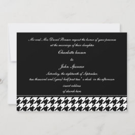 invitaciones de casamiento en blanco y negro con g