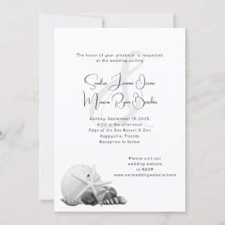 Invitaciones de casamiento en blanco y negro coste