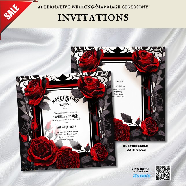 INVITACIONES DE CEREMONIA DE MANIPULACIÓN DE ROSAS (Subido por el creador)