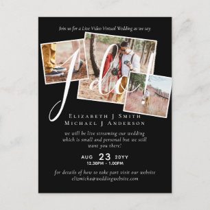 Invitaciones de Chat de Video en Vivo para Bodas o