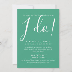 Invitaciones de Chat de Video en Vivo para Bodas o