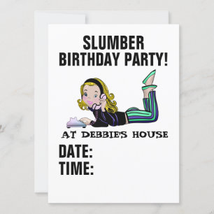 INVITACIONES DE CHICA DE RETRO DE CUMPLEAÑOS DE LU